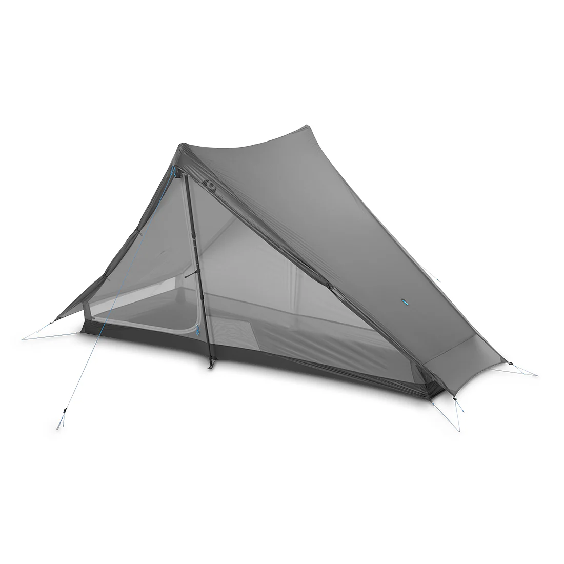 Gossamer Gear The One Tent Clear Skies Fabric Front Vestibules Open