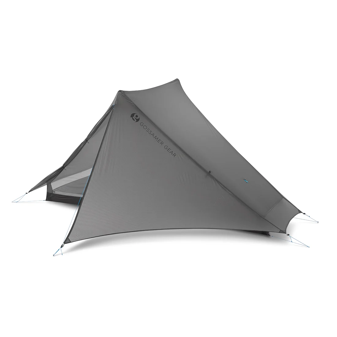Gossamer Gear The One Tent Clear Skies Fabric Vestibule Half Open
