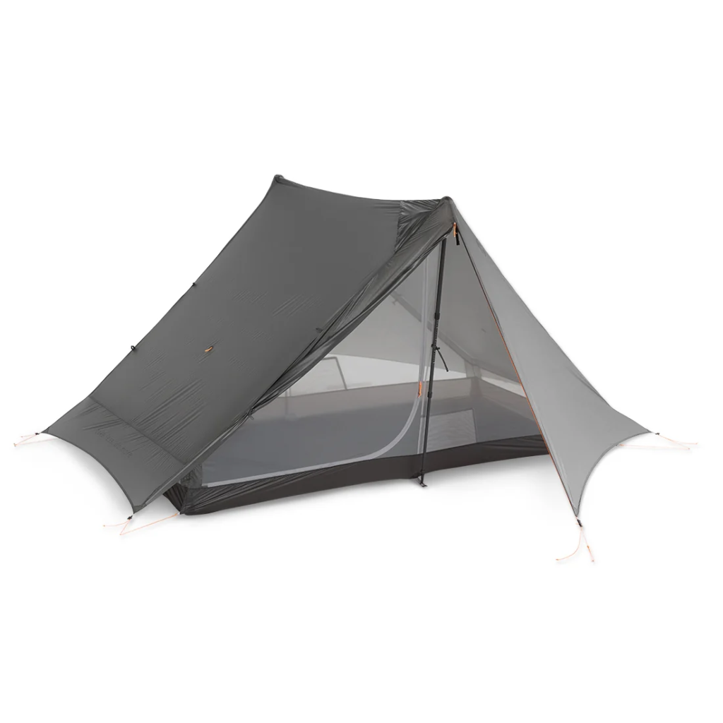 Gossamer Gear The Two Tent Clear Skies Fabric RF Vestibule Open