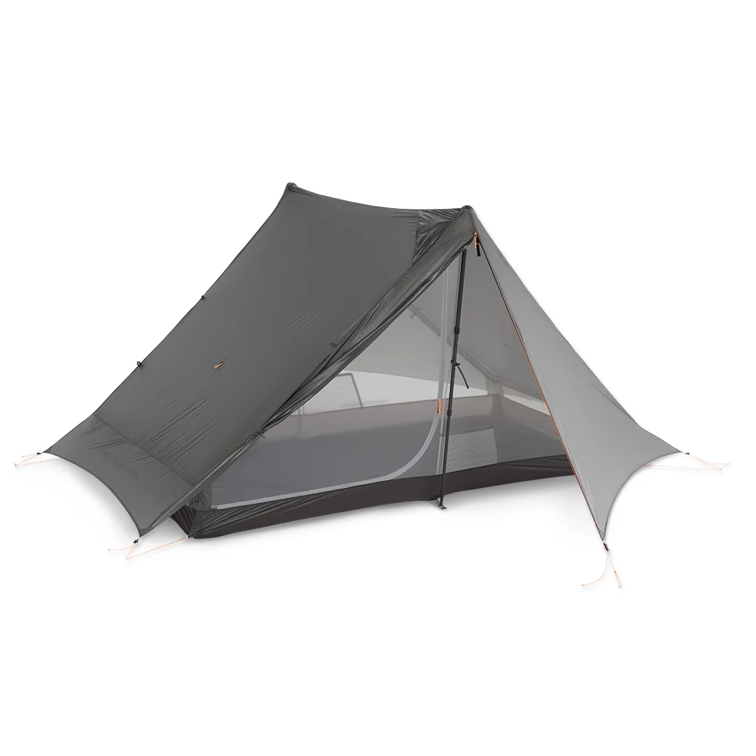 Gossamer Gear The Two Tent Clear Skies Fabric RF Vestibule Open